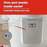 Instant-Pot RIO Chef Series 6 Qt Pressure Cooker, 7-in-1 Programmable Multi-Cooker, Non-Stick Ceramic Inner Pot, Dishwasher-Safe, Quick Steam Release, Safety Lock, Meal Prep (Sea Salt White)