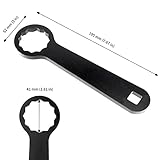 JAPCHET 2 Pack 36 mm Black Rear Axle Wrench, 4882 Rear Wheel Axle Torque Wrench Hand Tool for Harley-Davidson Motorcycles, Similar to HD-47925