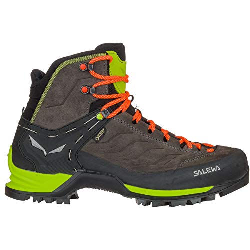 Salewa Men's MS MTN Trainer MID GTX High Rise Hiking Shoes, Black Sulphur Spring, 13