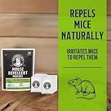 Grandpa Gus's Extra-Strength Mouse Repellent Pouches, Cinnamon/Peppermint Oils Repel Mice from Nesting & Freshen Air in Car/RV/Boat/Garage/Shed/Cabin, 1.75 oz (Pack of 10)