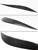 Cuztom Tuning Pair of Carbon Fiber Headlight Eye lid Cover Eyebrows Compatible for 2012-2019 BMW F32 F33 F36 & F80 F82 F83 M3 M4