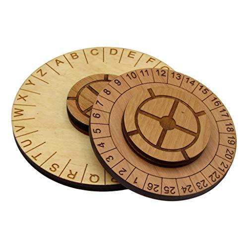 Hide and Seek Cipher Decoder Ring - Two Piece Escape Room Cipher Wheel