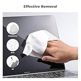 K&F Concept 80 Pack Microfiber Cleaning Cloths for Glasses, 6''x6'' Individually Wrapped Lens Cleaning Cloths for Cameras, LCD Screens, iPad, Tablets, Laptops, Telescope