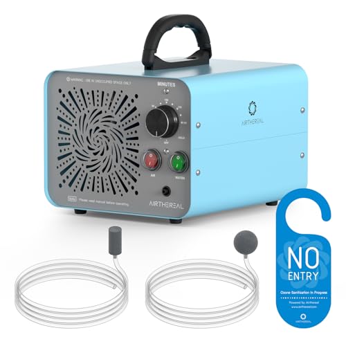 Airthereal MA25L Ozone Generator 40,000mg/h - Dual-Mode Ozone Machine for Water and Air Purification, High Capacity Ozone Machine for Odor Removal - Covers up to 4000 sq. ft.
