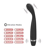 10 Modes Quiet Powerful Massage Stick for Women Relaxion Pleasure，Waterproof Rechargble Handheld Electric Travel Pocket Portable Massage QB12252