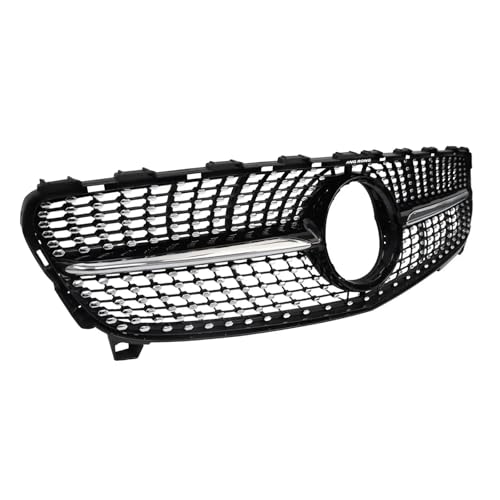HDYYDDHB Compatible with Mercedes A Class W176 A250 16-18 AMG Front Bumper Grill Gloss Black