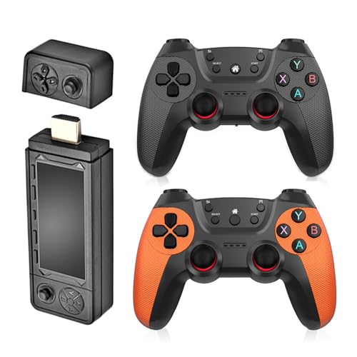 OYDL X9 Ultra Retro Game Stick, Built-in 60000+ Games(256G), 4K HDMI HD Nostalgia Stick Arcade with 2.4G Wireless Controllers, Plug and Play Video Game Console Handheld for Home TV