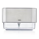 OXO Good Grips Stainless Steel Soap Dispensing Sponge Holder - Clear, One Size