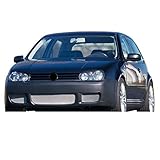 FREEMOTOR802 Compatible With 1999-2005 Volkswagen Golf MK4 Front Bumper Conversion R32 Style Unpainted Black Steel Mesh