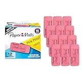 Paper Mate Erasers | Pink Pearl Large Erasers 12 Count