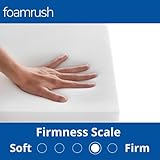 FoamRush 6" x 24" x 27" Upholstery Foam High Density Firm Soft Support (Chair Cushion Square Foam for Dining Chairs, Wheelchair Seat Cushion Replacement)