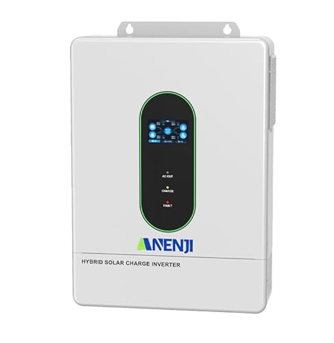 Aninerel 12000W DC 48V Split Phase Solar Inverter,120V/240V AC Input/Output (settable), Built-in 2 MPPT Solar Controllers, Max. 160A Battery Charging, Inverter Charger Support Parallel