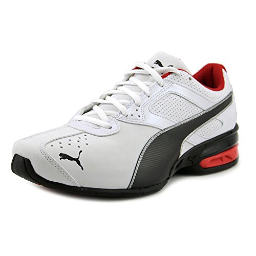 PUMA Men's Tazon 6 FM Shoes, PUMA White/Silver, 9.5 M