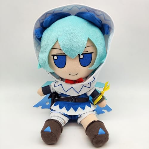 MANMANZHAI FUMO Lovely Plush in Stock Touhou Hero of Ice Fairy Cirno Stuffed Doll Figure Toy X1 Kawaii Gift