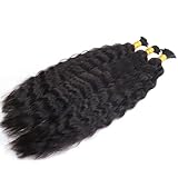 QIRUI Wet and Wavy Human Braiding Hair Super Wave Bulk Human Hair For Braiding No Weft 100g Double Drawn Human Braiding Hair For Boho Braids(30Inch 2Bundle)