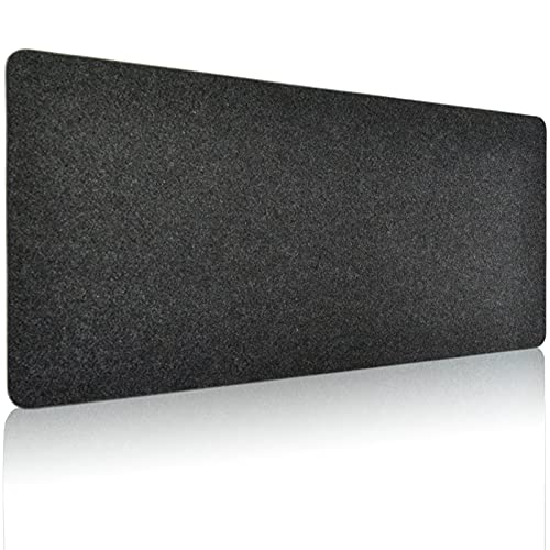 DAWNTREES Large Felt Desk Pad, 40''x16'' Full Desk Mouse Pad, Office Computer Desk Mat for Keyboard,100X40cm Felt Desk Mat for Desk Pad Protector