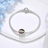 JIAYIQI Coffee Cup Charm for Pandora Charms Bracelet, 925 Sterling Silver Bead fit Women's Bracelet Necklace Christmas Valentine's Day Mother's Day Jewelry for Women