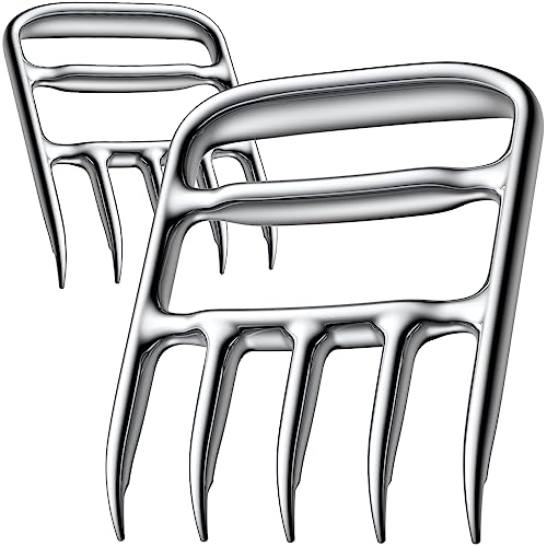 Meat Claws for Shredding – 2 Pack Heavy Duty BBQ Forks with Ergonomic Handles, Perfect for Pulled Pork, Chicken, Beef – Dishwasher Safe