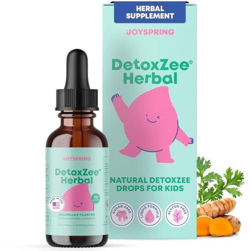 JoySpring Herbal Detox for Kids – Cilantro Extract Cleanse to Support Speech & Improve Behavior – Natural Detox with Cilantro - 1 fl oz (30 Servings)