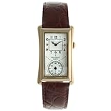 Peugeot Vintage Contoured Doctors Style Watch with Leather Band