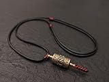 Tibetan Prayer Wheel Spinner Pendant Avalokiteshvara Buddhist Mantra Om Mani Padme Hum Blessing amulet