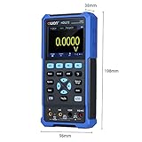 Irfora 2-in-1 Handheld Oscilloscope Multimeter 2 Channels Lab Oscilloscope Digital True-RMS Multimeter with 70 Bandwidth 250MSa/s Sample Rate 3.5-Inch Color LCD Display for Car Audio Automotive