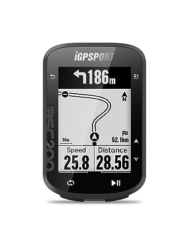 iGPSPORT BSC200 Bike/Cycling Computer, Route Navigation 2.5inch Screen Bluetooth ANT+ Wireless GPS Cycle Computer IPX7 Waterproof