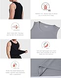 OYGSieg 6 Pack Men's Quick Dry Workout Tank Tops Breathable Gym Sleeveless Muscle Shirts for Active Men SetA S