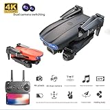 E99 Pro Foldable Drone with HD Dual Cameras - Altitude Hold Quadcopter, E88 Pro Remote Control Aircraft K3(E99 K3 Black - No Ae)