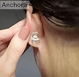 Anchora Original Magic Earring Backs for Droopy Ears | Earring Lifters for Heavy Earring | Earing Lifter Backs BAX | Earlobe Secure Clear Miracle (2 Silver 1 Gold)