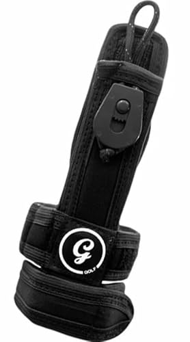 Geroge Gankas GSnap Golf Training Aid - Wrist Alignment Golf Swing Trainer for Perfect Form - Professional Golf Swing Training Aid for Consistent Performance and Technique (Lead Hand, Standard Size)
