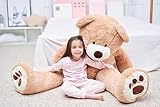 IKASA Giant Teddy Bear Plush Toy Stuffed Animals (Brown, 63 inches)