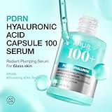 Anua PDRN Hyaluronic Acid Capsule 100 Serum, Radiant Face Serum, Hyaluronic Acid, Hydration, Moisture Plumping effect, Natural color, Fragrance free, Korean Skincare, 30ml / 1.01 fl. oz