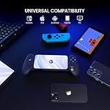 GameSir G8 Plus Bluetooth Mobile Game Controller for Switch & iOS & Android & Tablets, Wireless Gamepad with Hall Effect Joysticks/Hall Trigger, Play Minecraft, Genshin Impact, Call of Duty Mobile