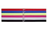 Nike Swoosh Sport Headbands 6pk, Assorted Colors, One Size