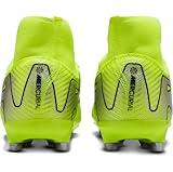 Nike Mercurial Superfly 10 Academy MG High-Top Soccer Cleats (FQ1456-700, Volt/Black) Size 8.5