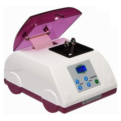 WIKINK Dental Amalgamator, Dental Lab Capsule Mixer, Mixing Speed: 2800 RPM ~ 5000 RPM/Time 1S～99S, Amalgam Capsule Mixer for Chemistry Lab