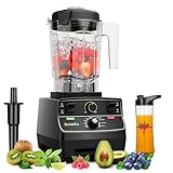 Biolomix Professional Smoothie Blender and Blender For Kitchen,2L Capacity with 600ML Portable Bottle