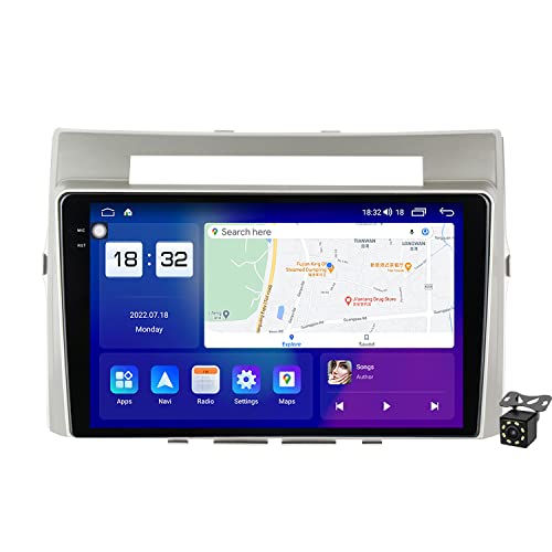 2 Din Android 12 Car Stereo for Toyota Verso 2004-2009 2K/QLED Touch Screen Car Radio with GPS Navigation/Bluetooth 5.1/FM RDS/Wifi/4G/Carplay/SWC/DSP+Rear View Camera,M6 pro Plus/8+128g/9.5"