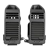 COOL STAR 2Pcs Gray Dashboard A/C Vent Panel Compatible with Nissan Armada Titan 2004-2007 Compatible with Infiniti QX56 2004-2007 Replaces 68420-7S000 68420-9FD0B Left & Right Side AC