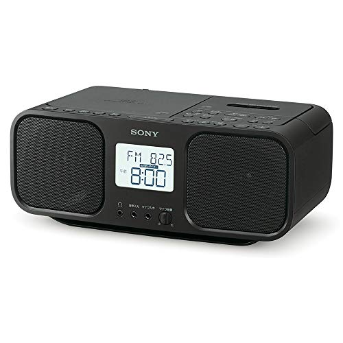 SONY CD Radio Cassette Recorder CFD-S401-B (Black)【Japan Domestic Genuine Products】