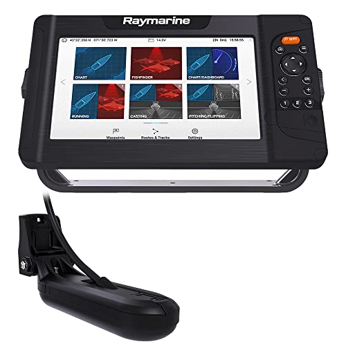 Element 9 HV - 9" Chart Plotter with Chirp Sonar, HyperVision, Wi-Fi, GPS, HV-100 transducer, Lighthouse North America Chart