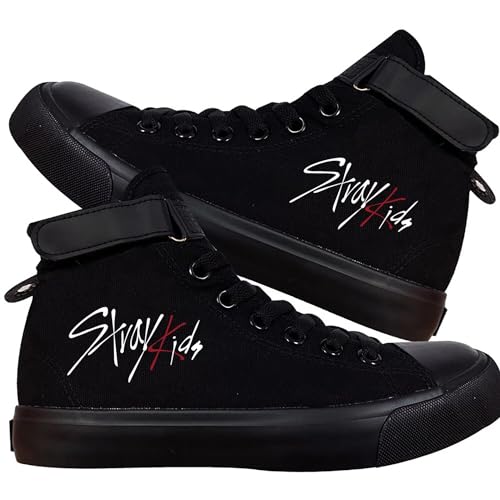 ACEFAST INC Kpop Stray Kids Shoes Unisex Canvas Sneakers Bangchan Felix Hyunjin Jeongin High Top Casual Walking Shoes