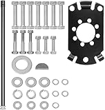 Mojiate Made Outboard Steering System 14' Boat Steering Cable 14 Feet Marine Steering System 3/4'' Shaft with Stainless Steel 13.5 Inch Wheel for Yachts and Waterborne Vehicles