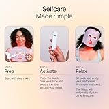 SolaWave Wrinkle Retreat Light Therapy Face Mask | FDA Cleared Red and Infrared Light Mask to Rejuvenate & Firm Skin | 10 Minute Anti-Aging Treatment