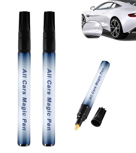 All Cars Magic Pen for Car Scratches- Quick Fix for Scratches and Paint Damage, Waterproof Car Paint Scratch (2Pcs)