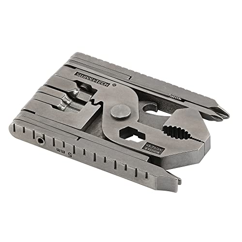 SWISS+TECH ST53130 Pocket Multi-Tool Kit (22-in-1) Tool with Wrenches, Allen Drivers (Single Pack)