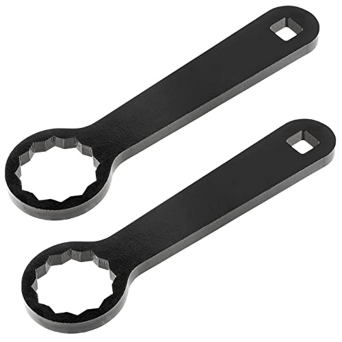 JAPCHET 2 Pack 36 mm Black Rear Axle Wrench, 4882 Rear Wheel Axle Torque Wrench Hand Tool for Harley-Davidson Motorcycles, Similar to HD-47925