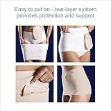 Corsinel StomaSafe Plus Ostomy/Hernia Support Garment Light by TYTEX (Beige, S/M) 33.5" - 44" Hip Circumference