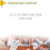 CLCDFH MPC2500 Imaging Drum Kit Suitable for Ricoh Aficio MP C2000 C2500 C3000 C3500 C4500 Printer, Developer Unit Yellow